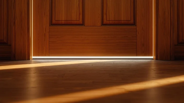 close-up of an exterior door with daylight showing