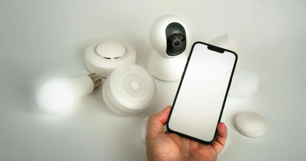 a set of the smart security gadgets